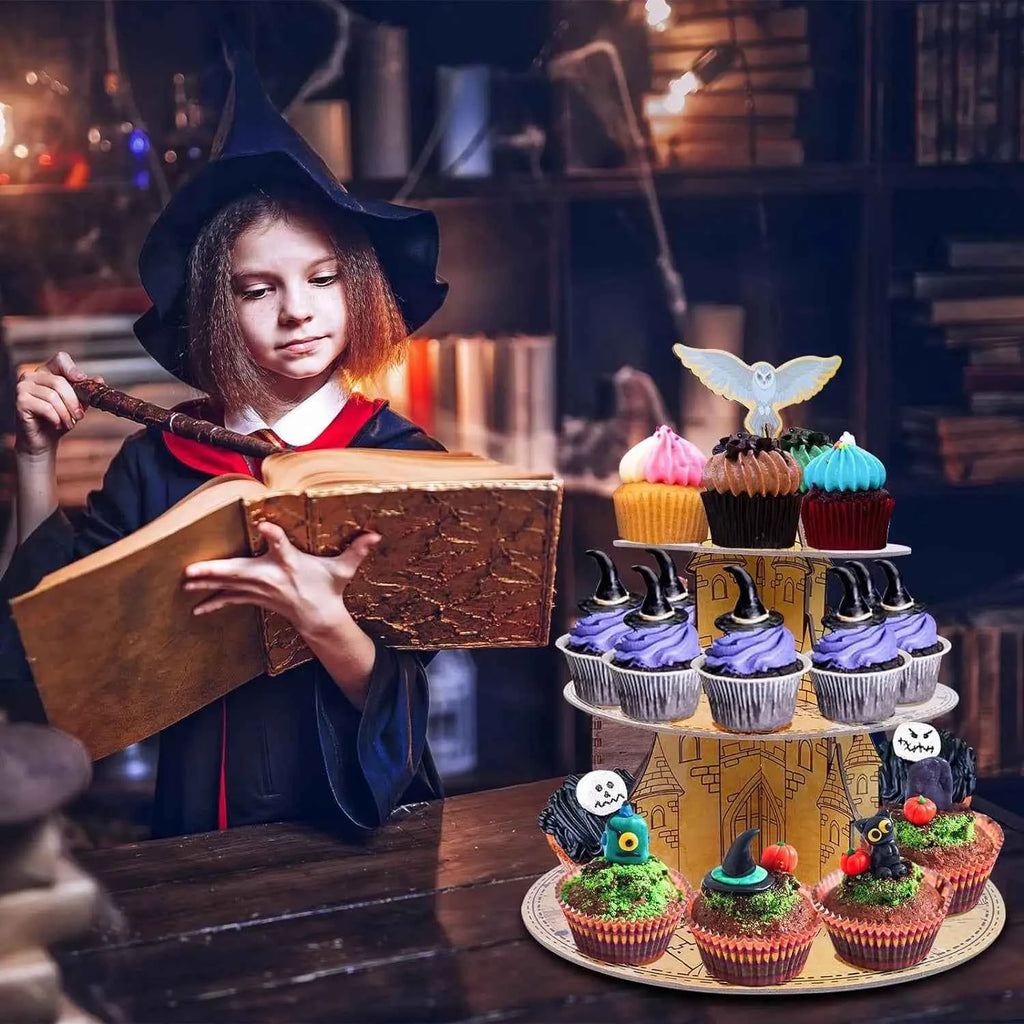 Premium Harry Potter Cake Stand - Magical Dessert Tray Display
