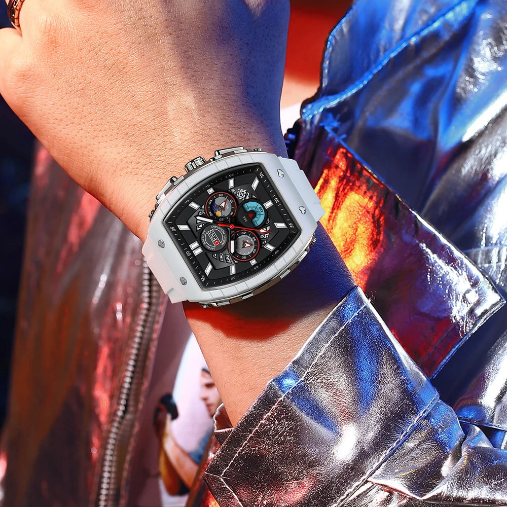 Premium Men's Sports Quartz Watch - Waterproof & Luminous