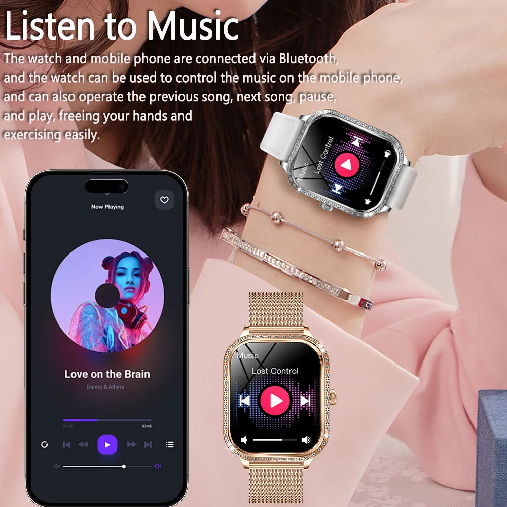 Luxury Smart Watch for Women - 1.75" HD Display & Bluetooth