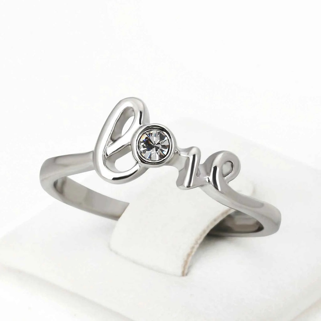 Elegant Crystal Ring for Women - Rose Gold Austrian Crystals