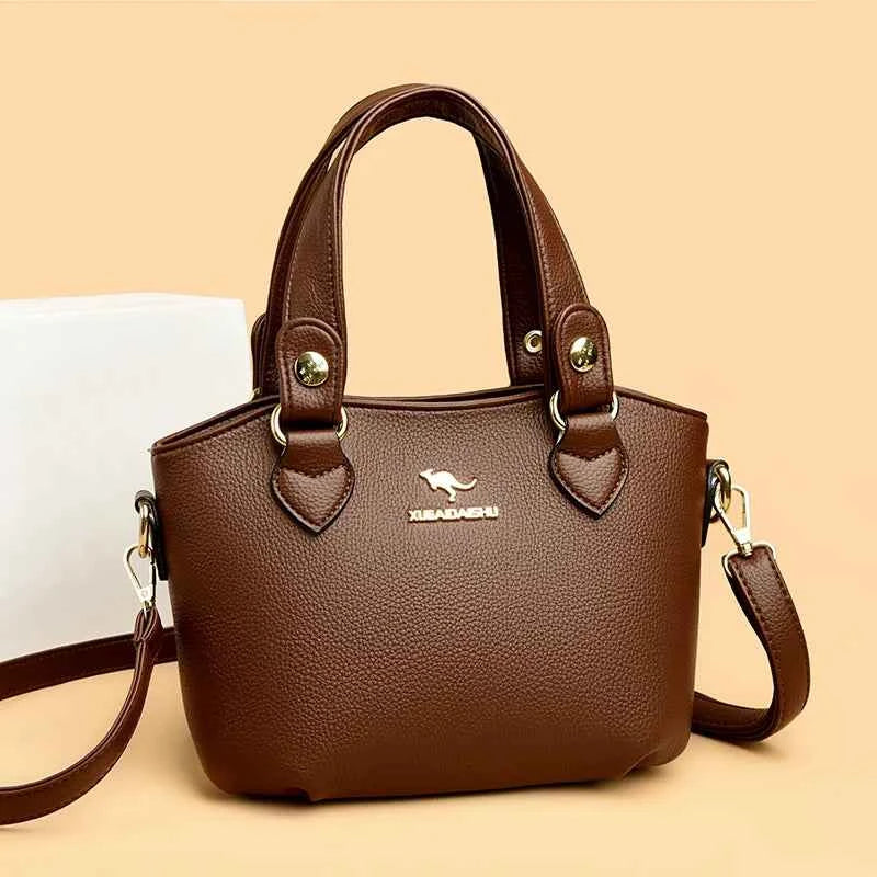 Luxury Leather Tote Bag - Elegant & Spacious