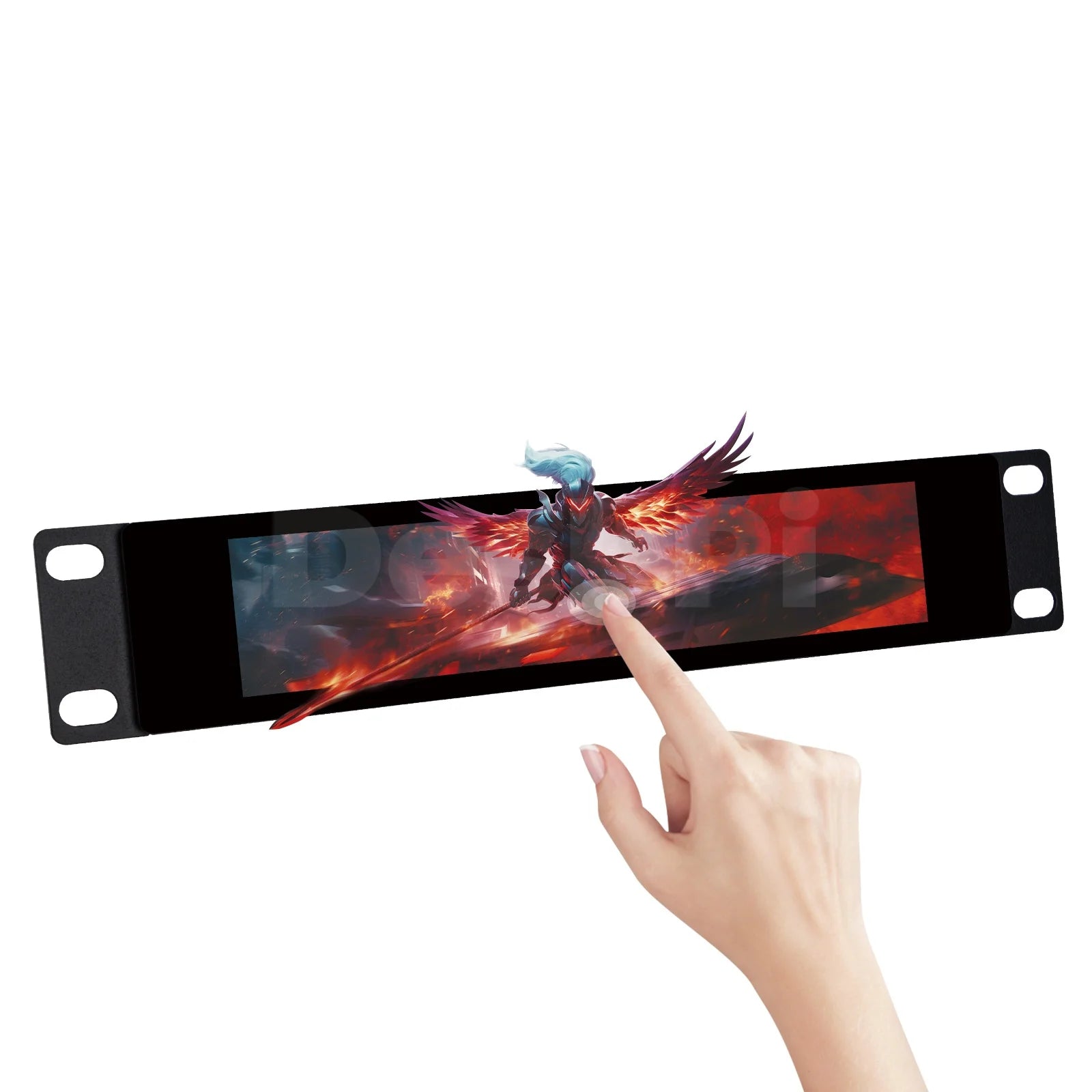 Rackmount monitor - DeskPi 6.91-inch touch screen 1U rackmount monitor for server cabinets