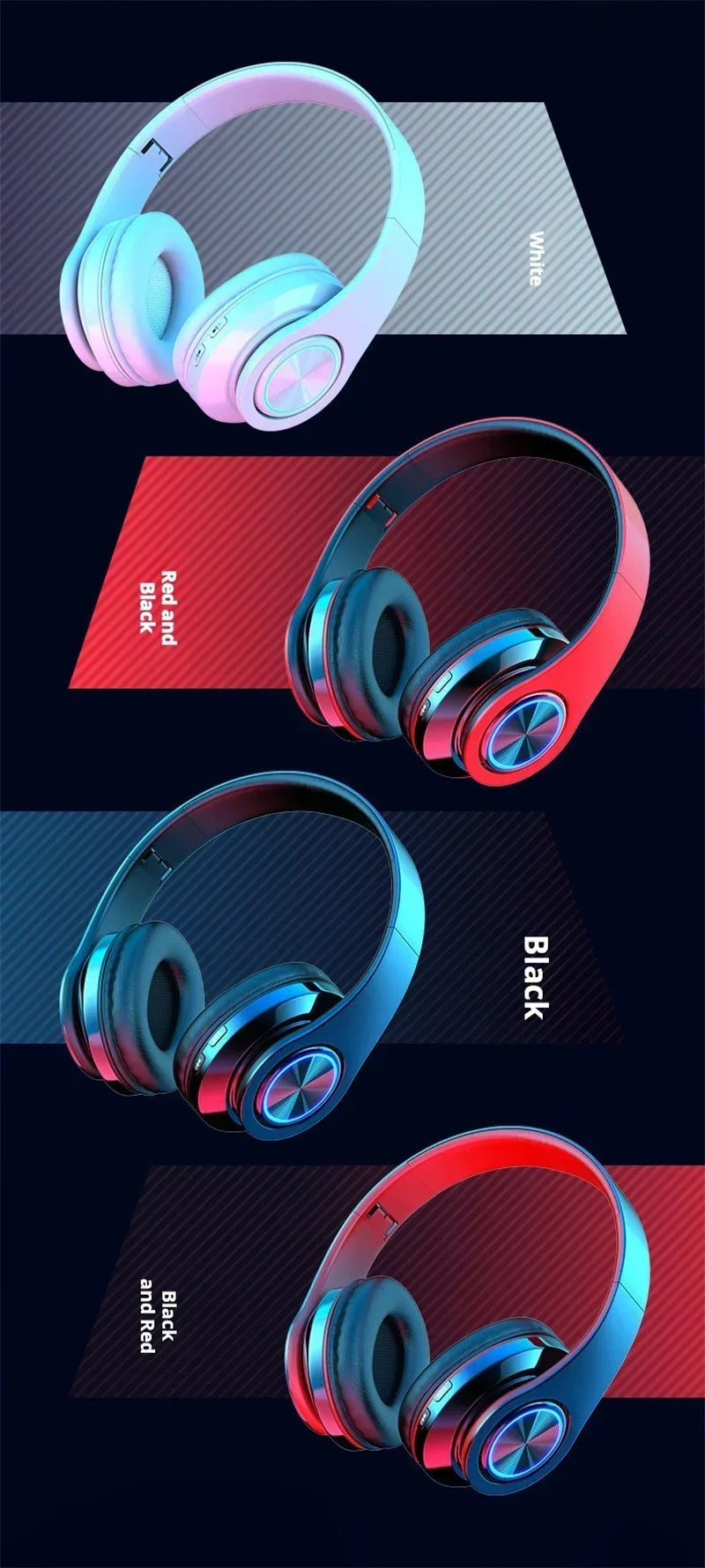 Premium Wireless Gaming Headset - Bluetooth 5.0 Surround Sound