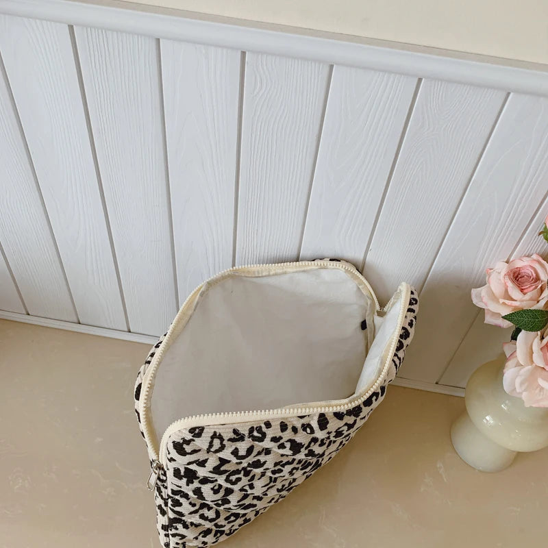 Premium Leopard Print Laptop Sleeve - Fits 11-15 Inch Laptops