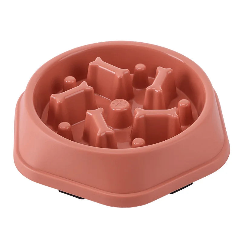 Premium Pet Slow Feeder Bowl - Healthy Eating Solution