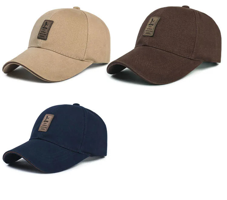 Premium Structured Baseball Cap - Solid Snapback Sunhat