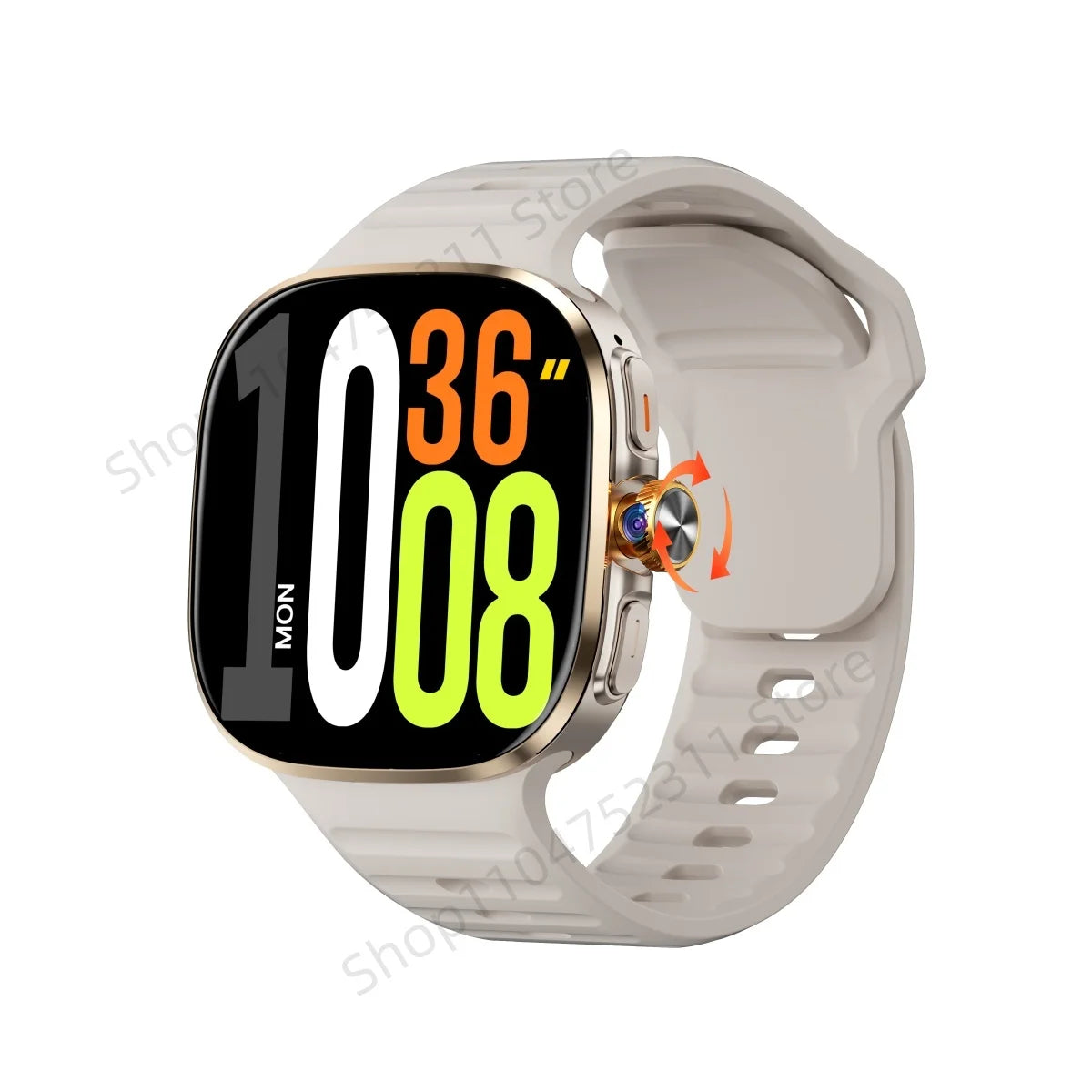 Ultimate 5G Smart Watch - 2.4 Inch AMOLED & Rotating Camera