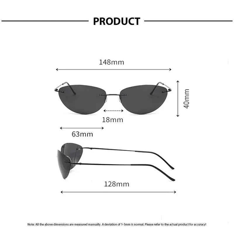 Premium Cat Eye Polarized Sunglasses - UV400 Driving Shades