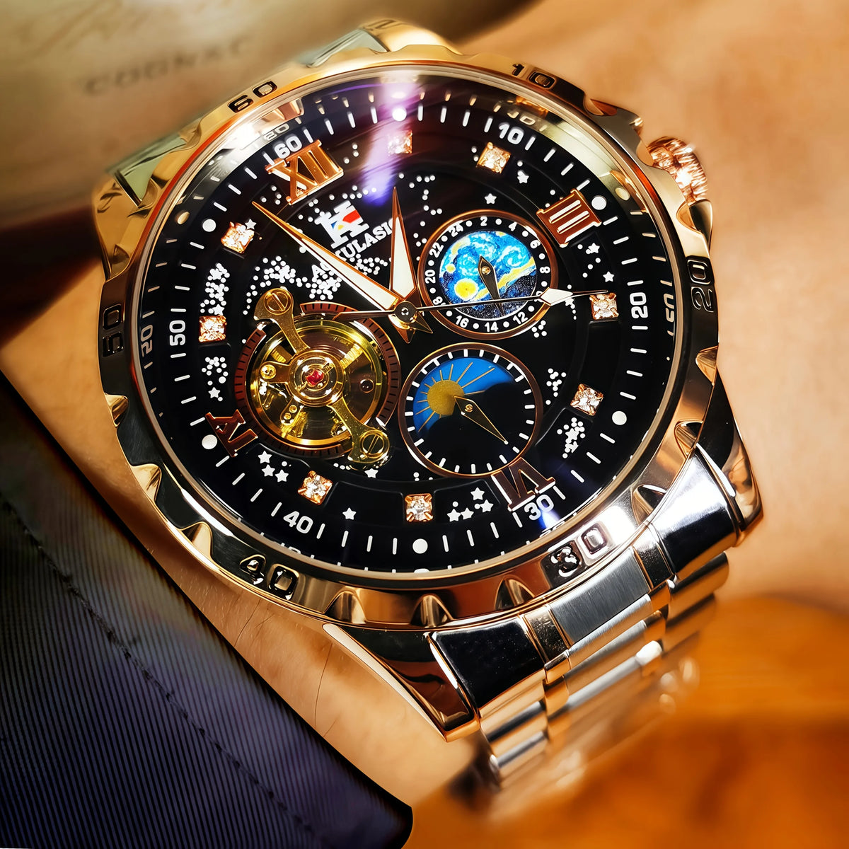Luxury Automatic Mechanical Watch - Waterproof & Calendar