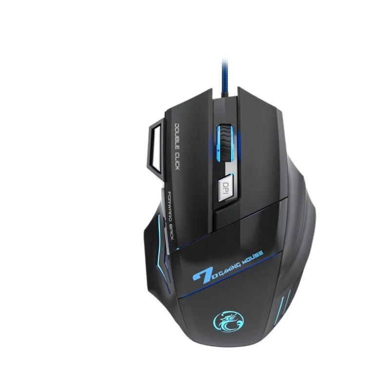 Premium Wired Gaming Mouse - Ergonomic 2400DPI with RGB Backlit