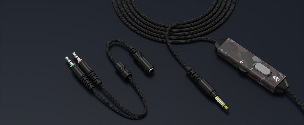 Premium Gaming Headset with Mic - Multi-Platform Wired Headphones