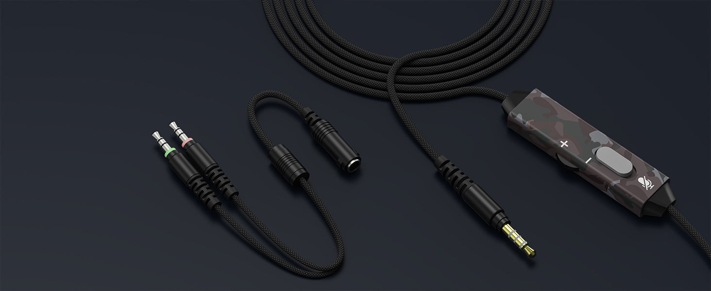 Premium Gaming Headset with Mic - Multi-Platform Wired Headphones