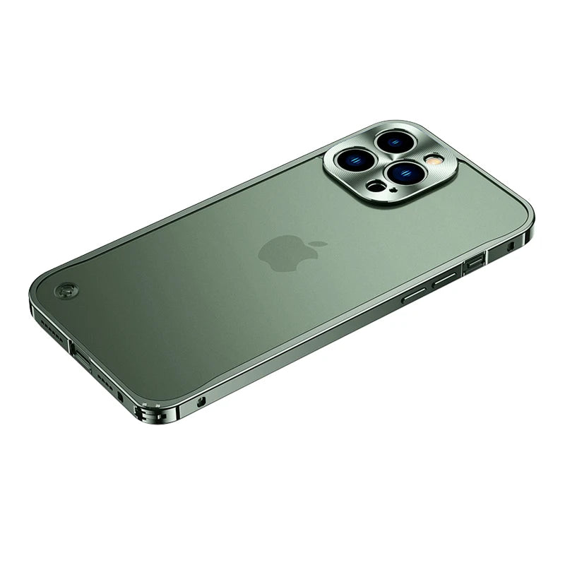 Premium Magnetic Aluminum iPhone Case - Full Protection