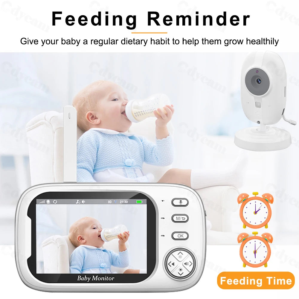 Premium Wireless Video Baby Monitor with Night Vision & Audio