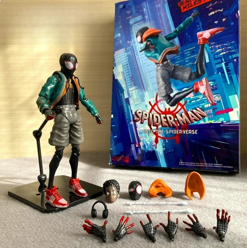 Premium Miles Morales Spider-Man Action Figure - Collectible Toy