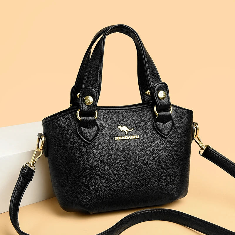 Luxury Leather Tote Bag - Elegant & Spacious