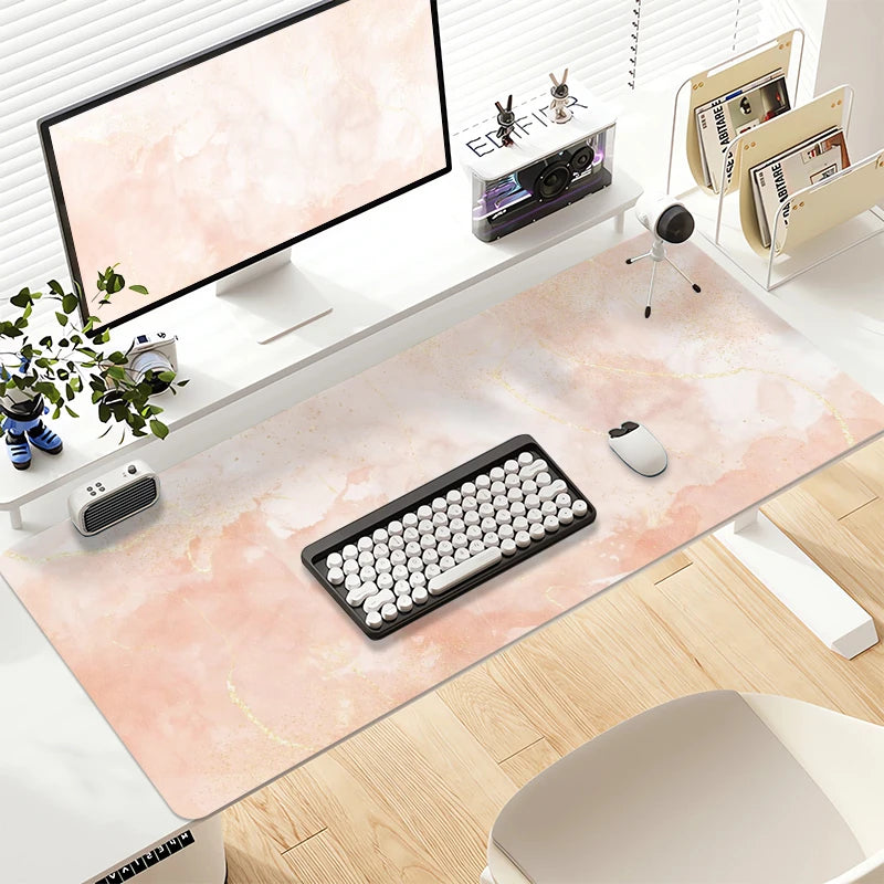 Premium Waterproof Leather Mouse Pad - Large Desk Mat