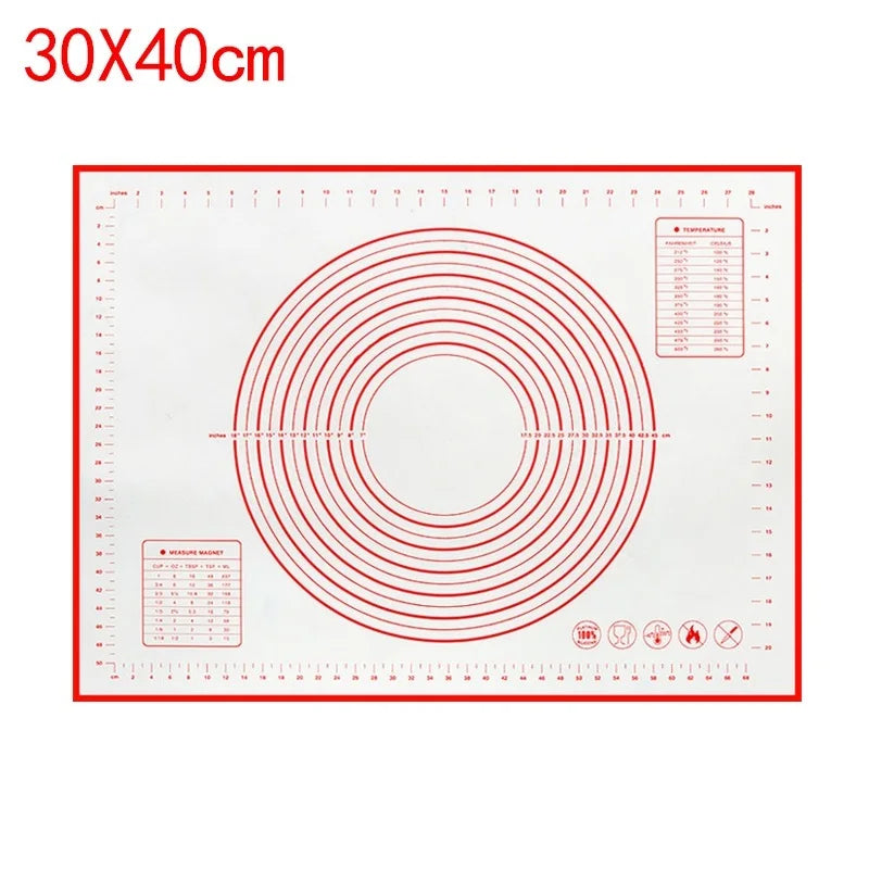 Professional Silicone Baking Mat - Non-Stick Dough Pad