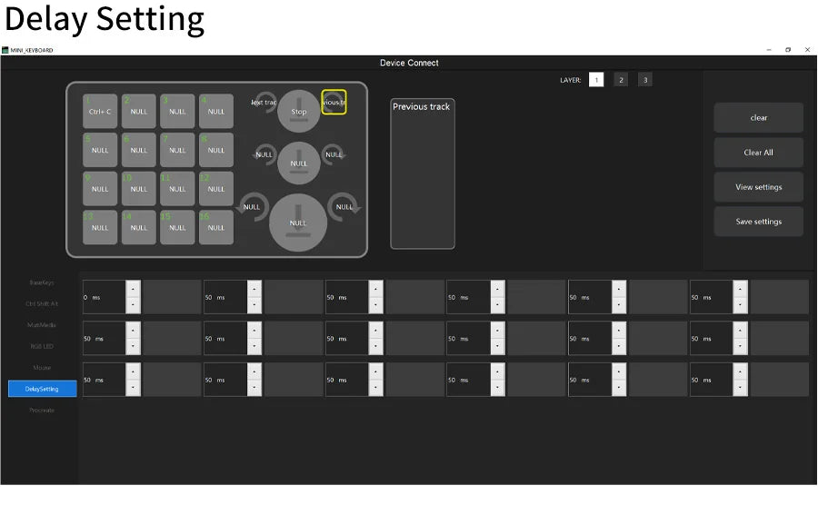 Premium Programmable Macro Keypad - 16 Keys 3 Knobs Hot-Swap