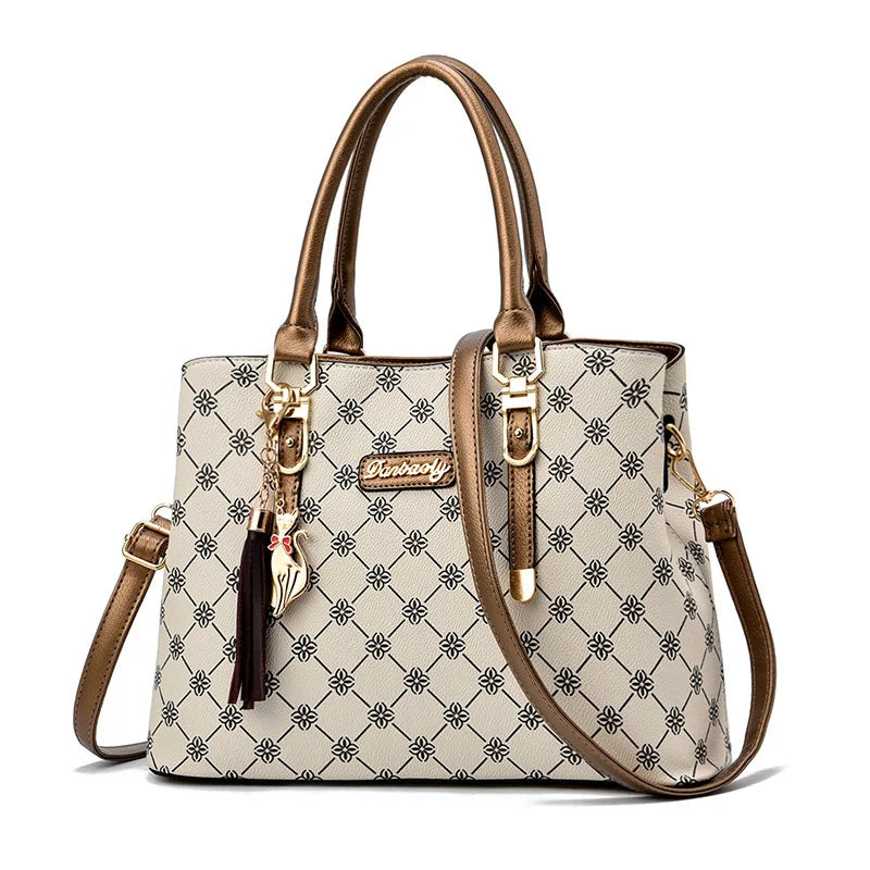 Elegant Women Shoulder Bag - Versatile Faux Suede