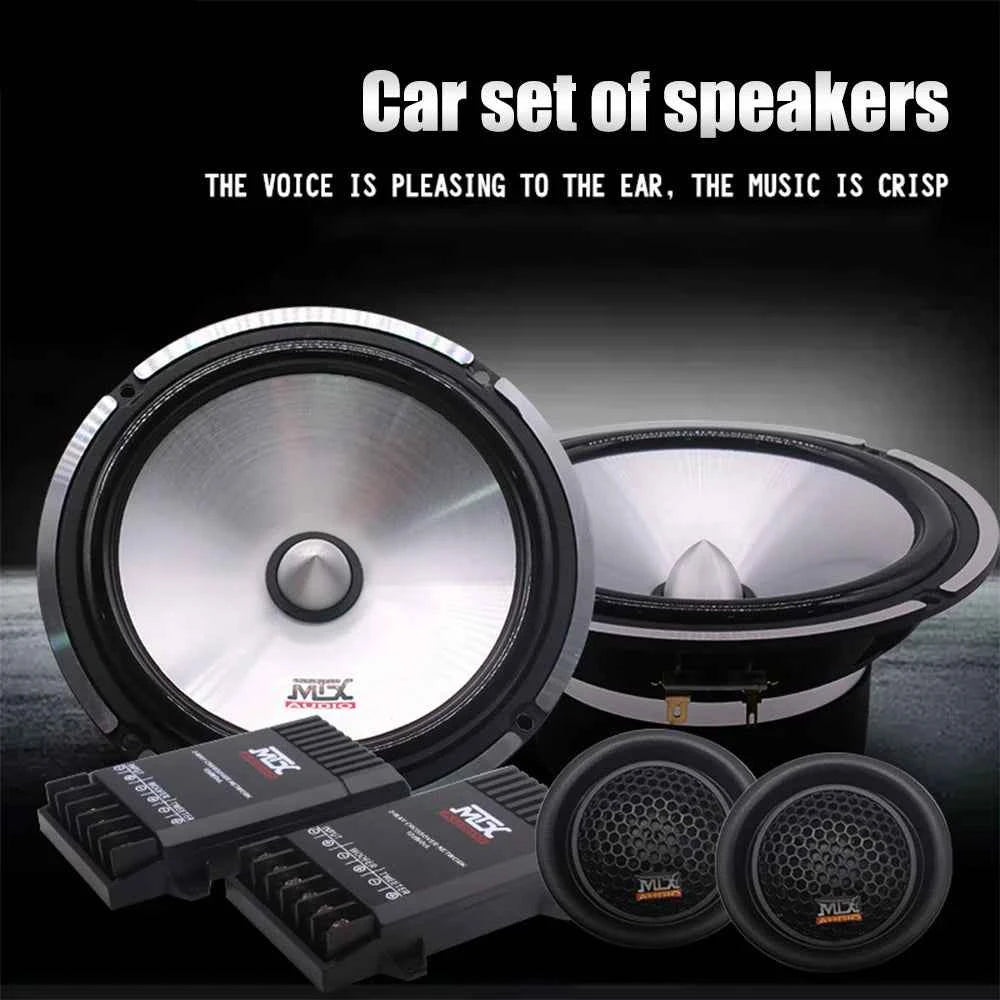 Premium Car Speaker Set - Two-Way Full Range Audio Kit