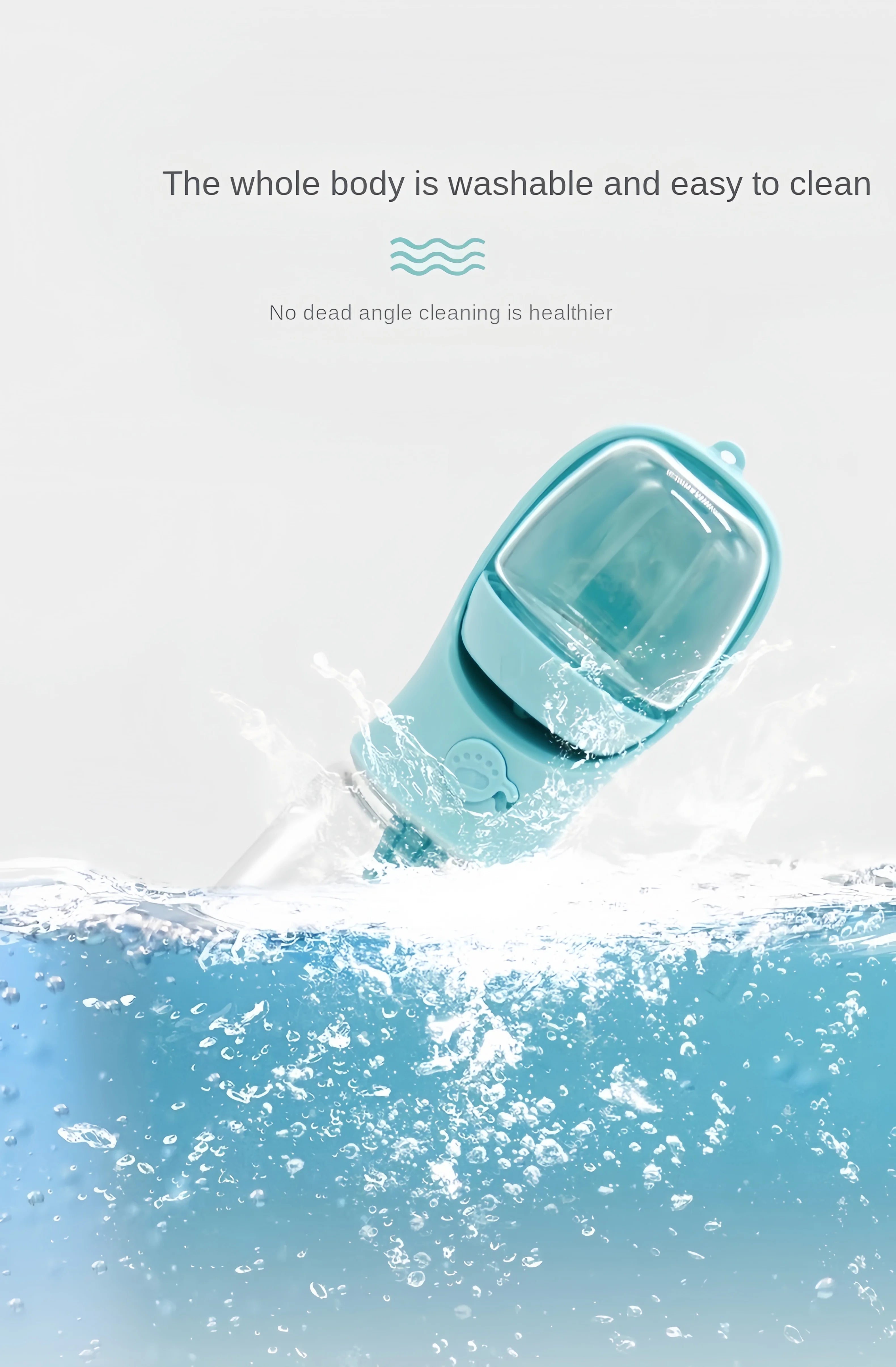 Premium Portable Pet Water Bottle - Travel Food & Water Dispenser