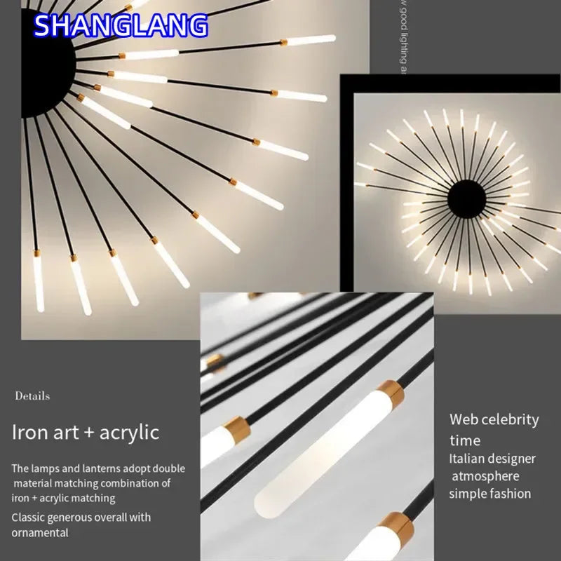 Luxury Modern LED Chandelier - Elegant Ceiling Light Fixture