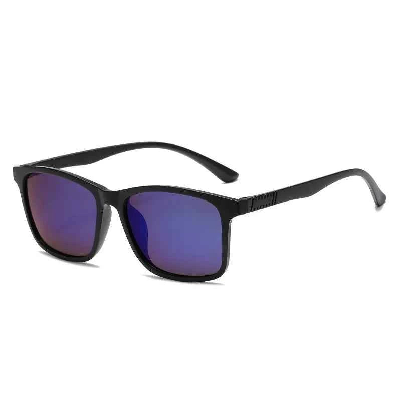 Vintage Polarized Square Sunglasses - UV400 Anti-Glare