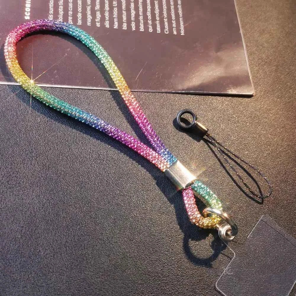 Luxury Crystal Phone Lanyard - Glitter Rhinestone Wrist Strap