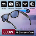 Advanced Smart Sunglasses with HD Camera & AI Translation