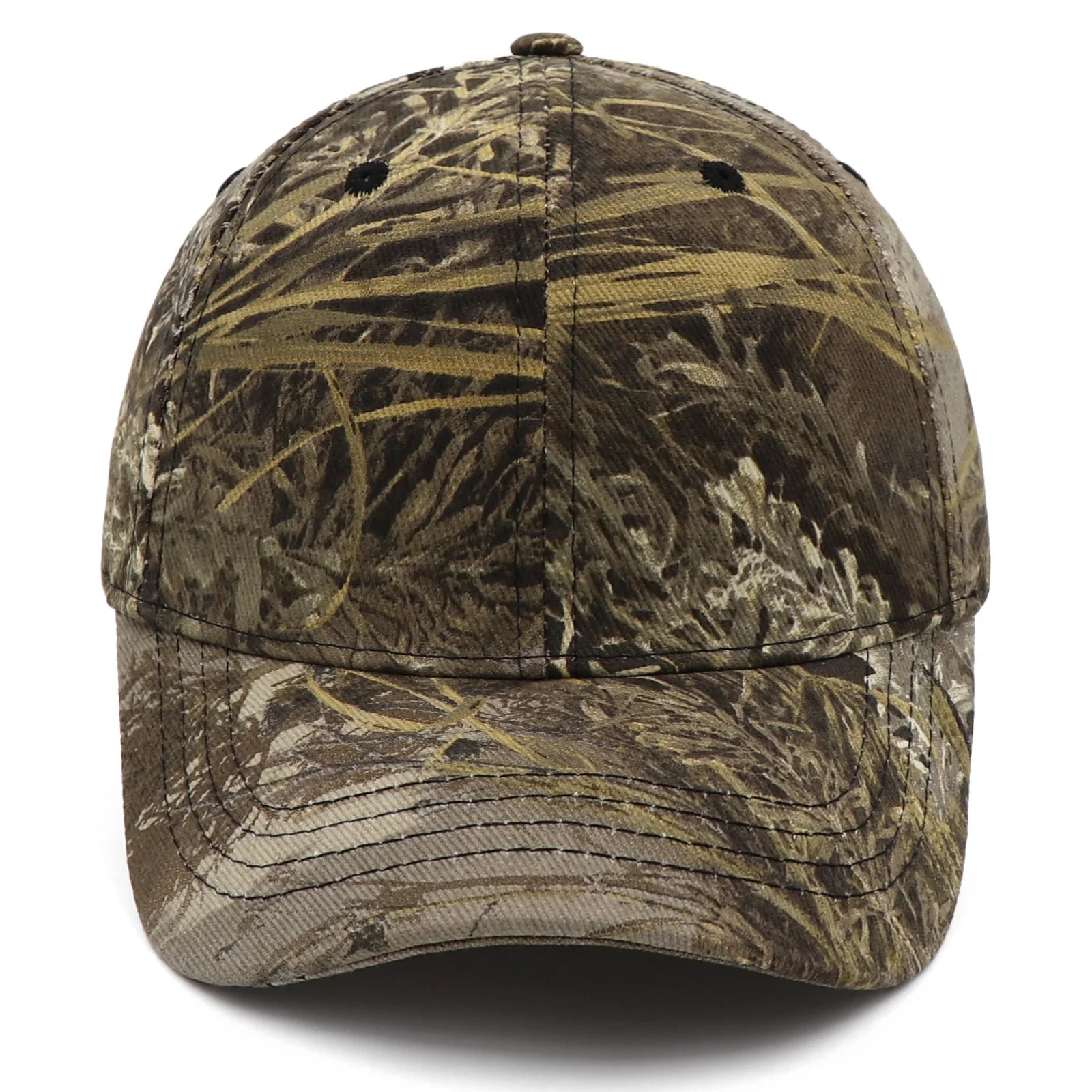 KOEP Jungle Reed Water Grass Camouflage Baseball Caps Dad Snapback Outdoor Fishing Cap With Bulrush Leaves Design For Hunting - Tulique
