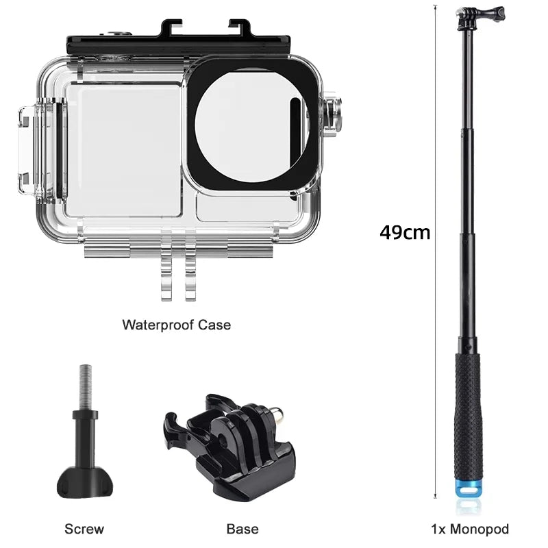 Professional Waterproof Case for DJI Osmo Action 5 4 3