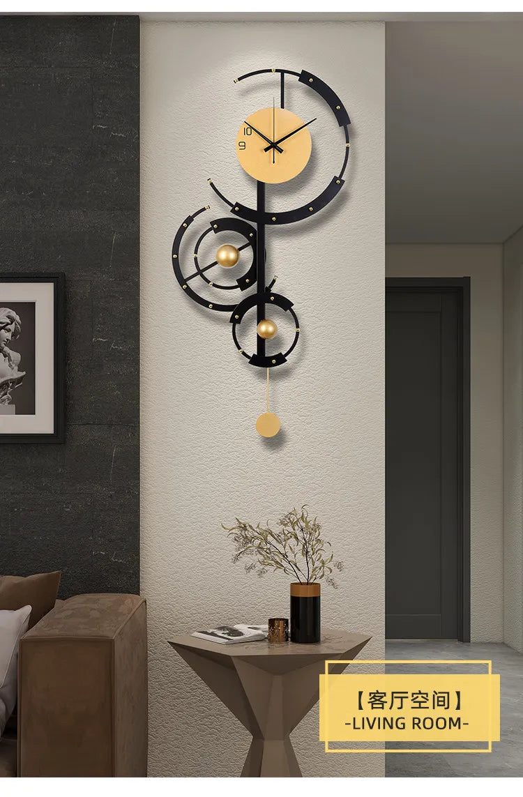 Elegant Premium Nordic Wall Clock - Modern Digital Design