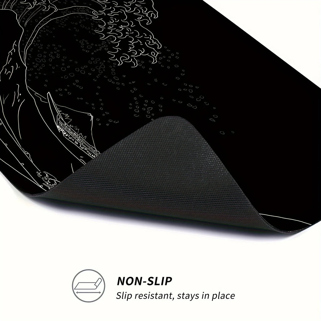 Premium Large Gaming Mouse Pad – Stitched Edges & Non-Slip Base