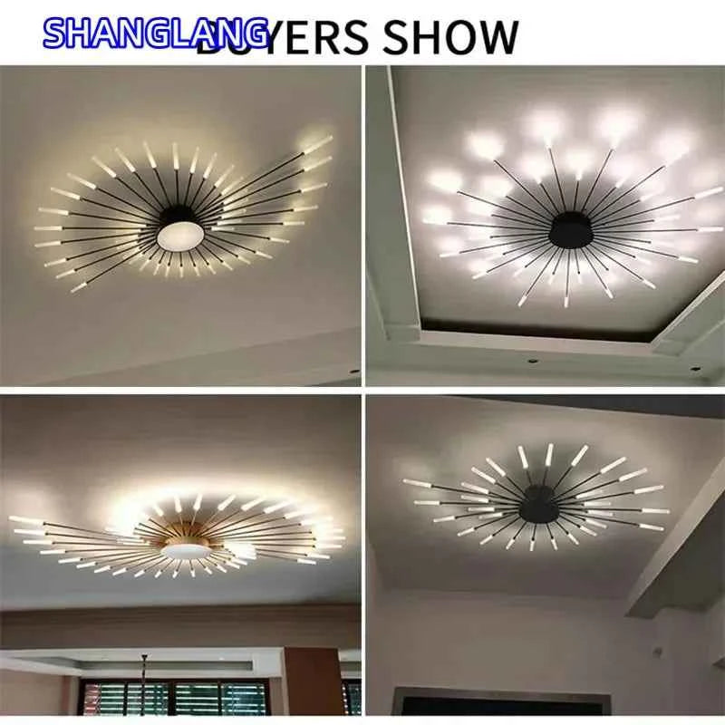 Luxury Modern LED Chandelier - Elegant Ceiling Light Fixture