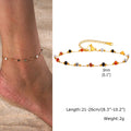 Exquisite Gold Plated Heart Anklet - Stainless Steel Foot Jewelry