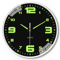Elegant Silent Luminous Wall Clock - 8 Inch Quartz