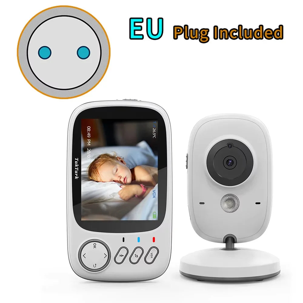 Premium Video Baby Monitor - 3.2 Inch Wireless Night Vision Camera