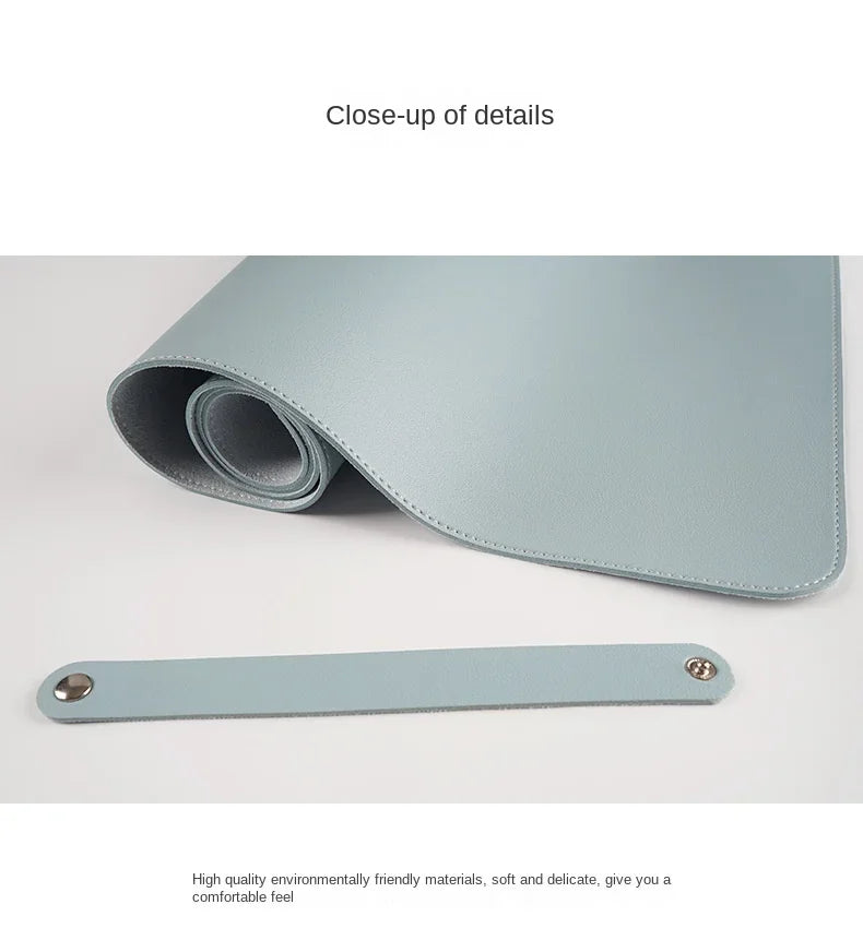 Premium PU Leather Desk Mat - Waterproof & Large
