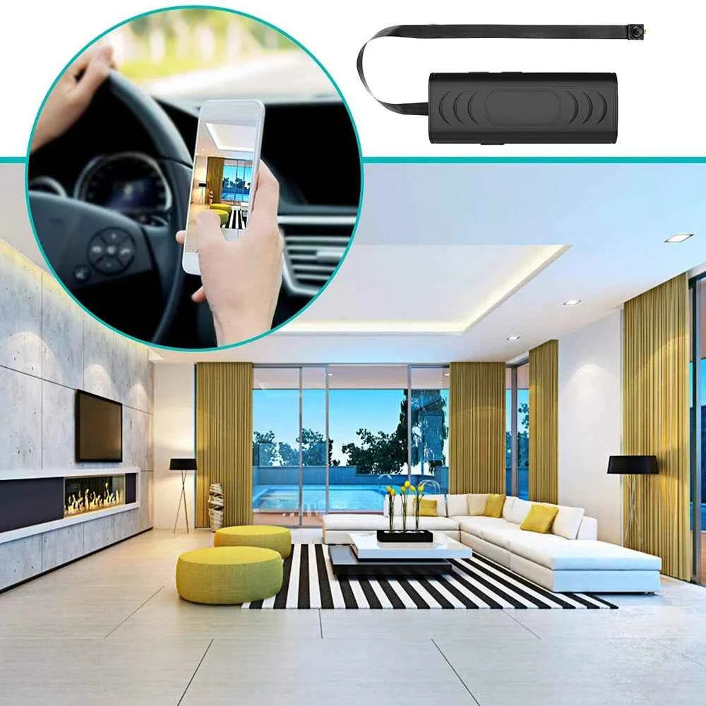 Compact Mini WiFi Camera - HD Wireless Home Security Surveillance