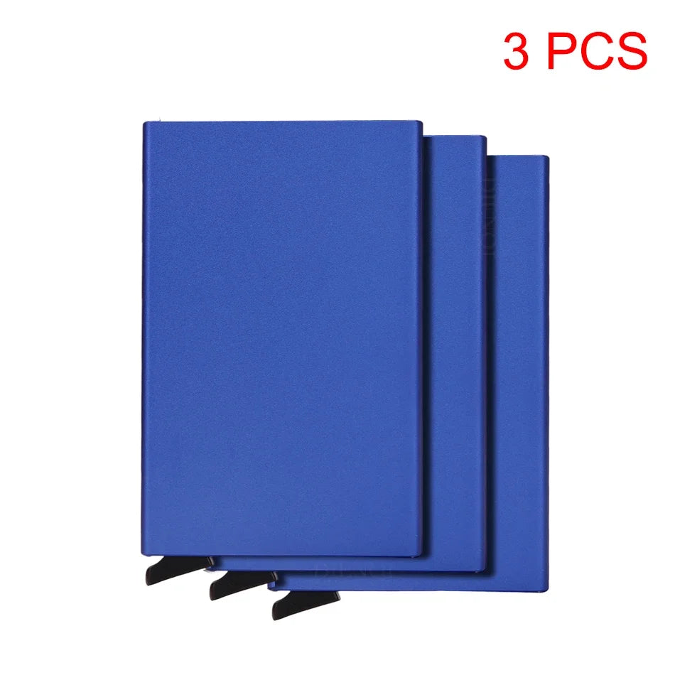 Minimalist Metal Card Holder - RFID Blocking Luxury Wallet