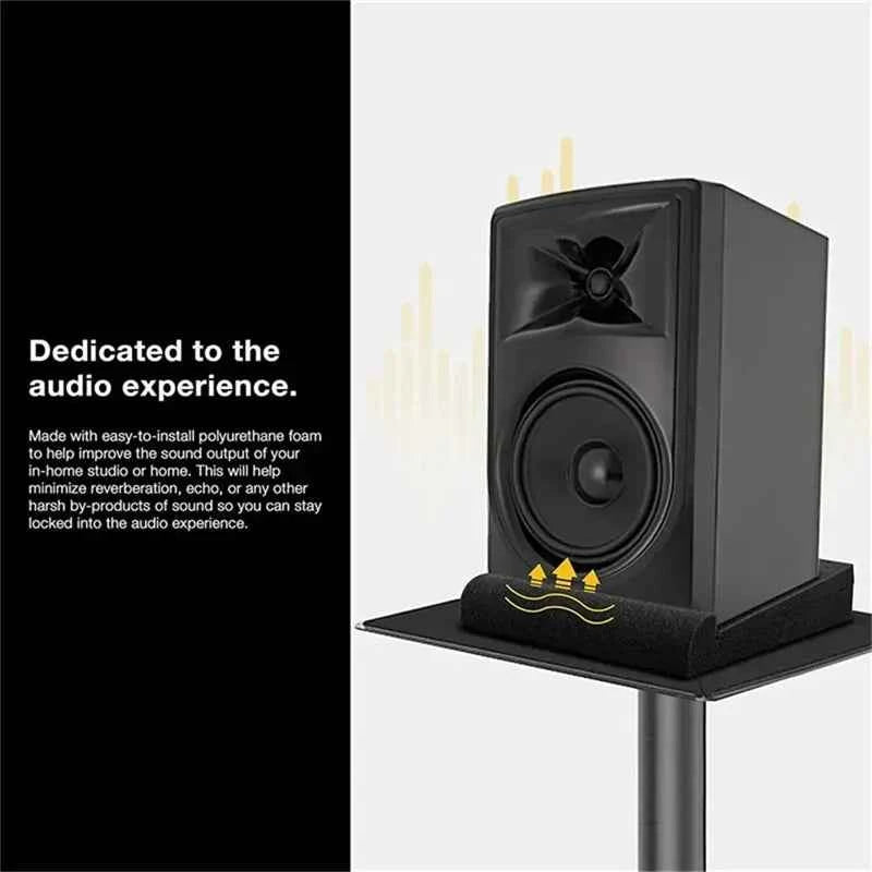 Professional Speaker Isolation Pad - High-Density Acoustic Foam