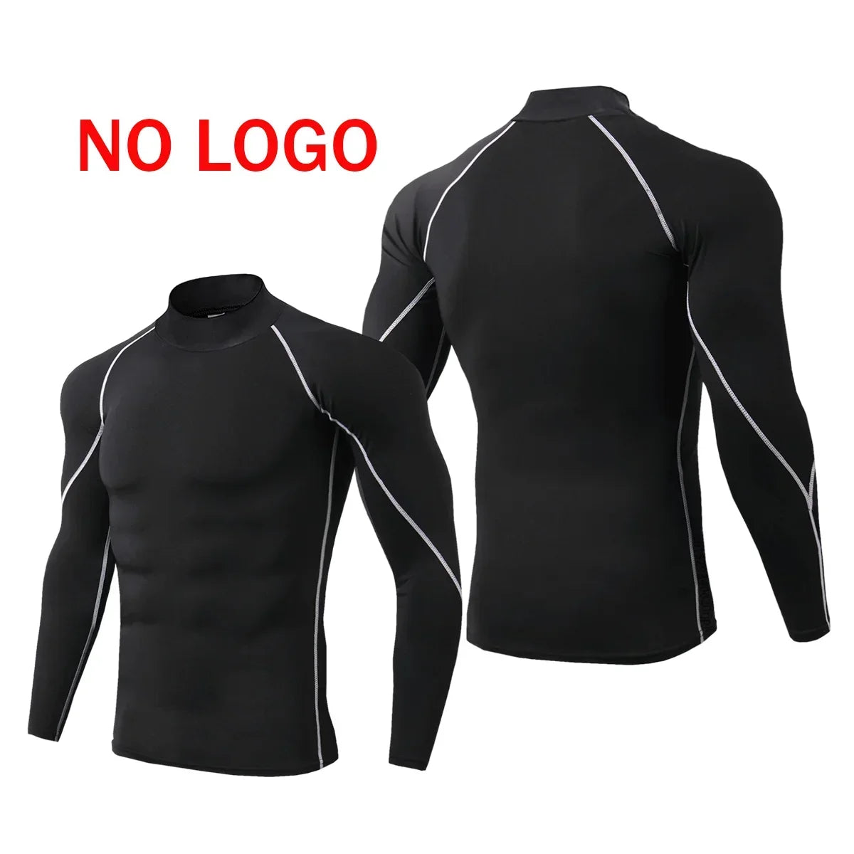 Premium Mens Compression Long Sleeve - Quick Dry Spider Print