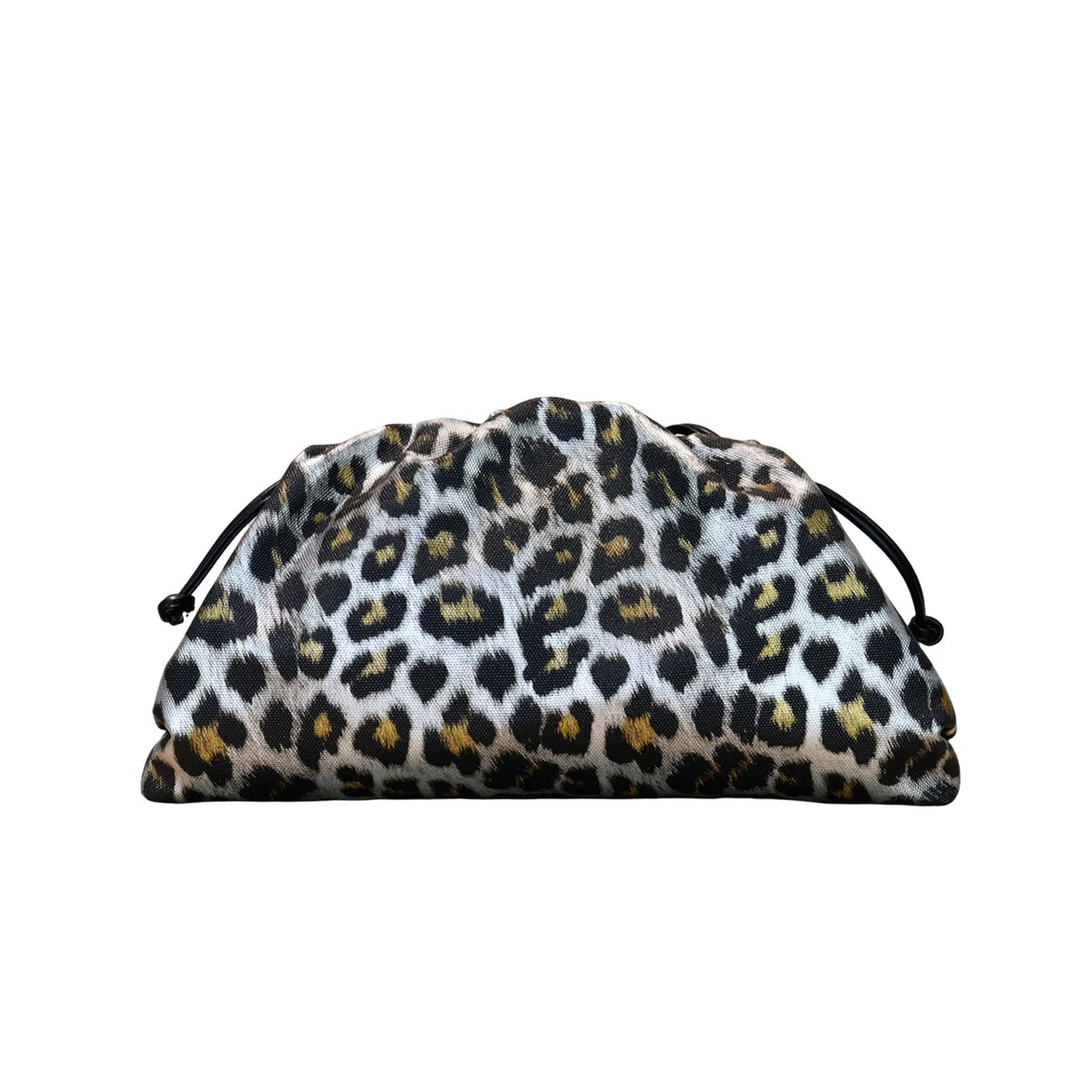 Luxury Snake Pattern Clutch - Ruched Dumpling Crossbody Bag