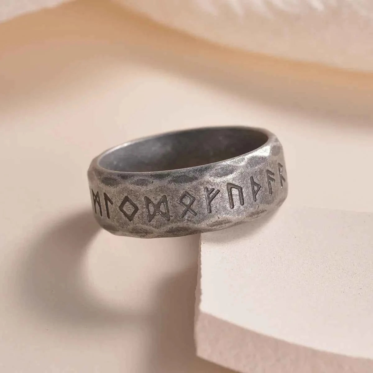 Elegant Viking Rune Ring for Men