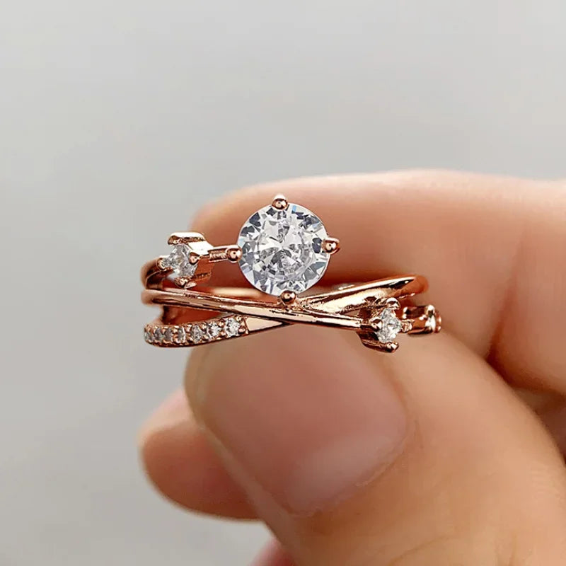Elegant Eternity Ring - Brilliant Round Zirconia Wedding Band