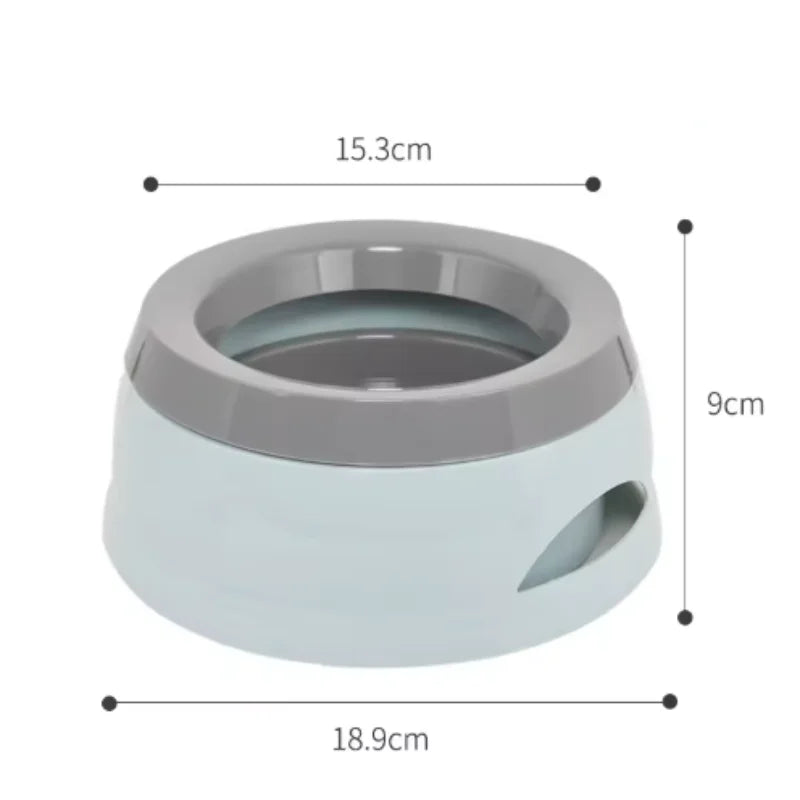 Premium Portable Pet Water Bowl - No Spill Floating Design