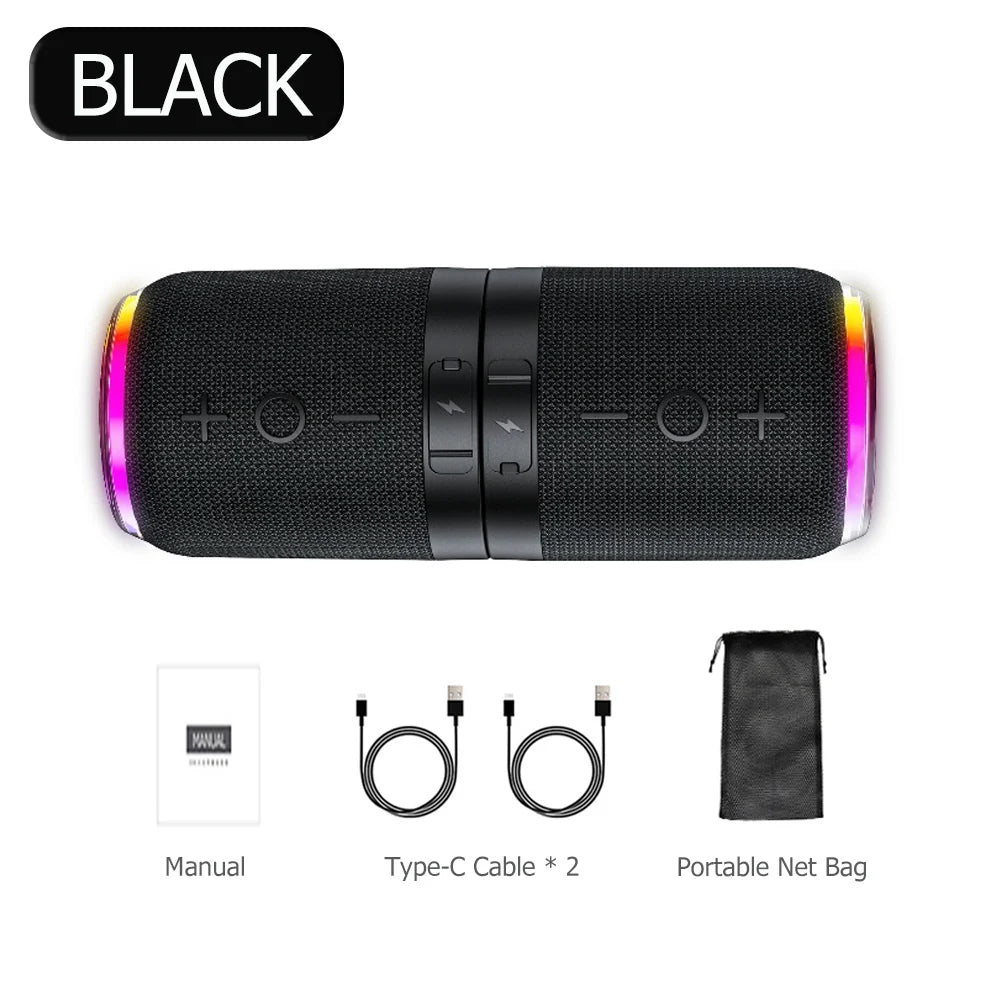Premium Portable Bluetooth Speaker - Waterproof TWS Stereo Sound