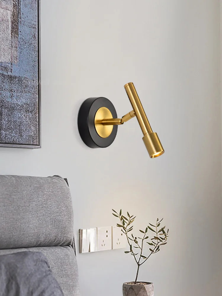 Elegant Rotatable Sconce Light - Metal Body LED Lamp