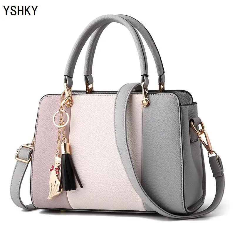 Elegant Women Shoulder Bag - Versatile Faux Suede